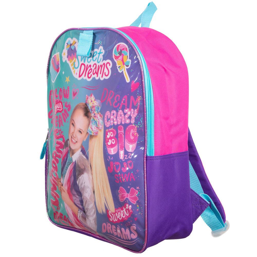 16 Jojo Siwa Backpack with Lunchbox - Backpacks