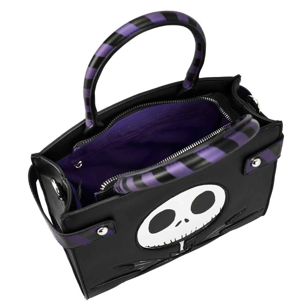 10 The Nightmare Before Christmas Metallic Print Handbag - 
