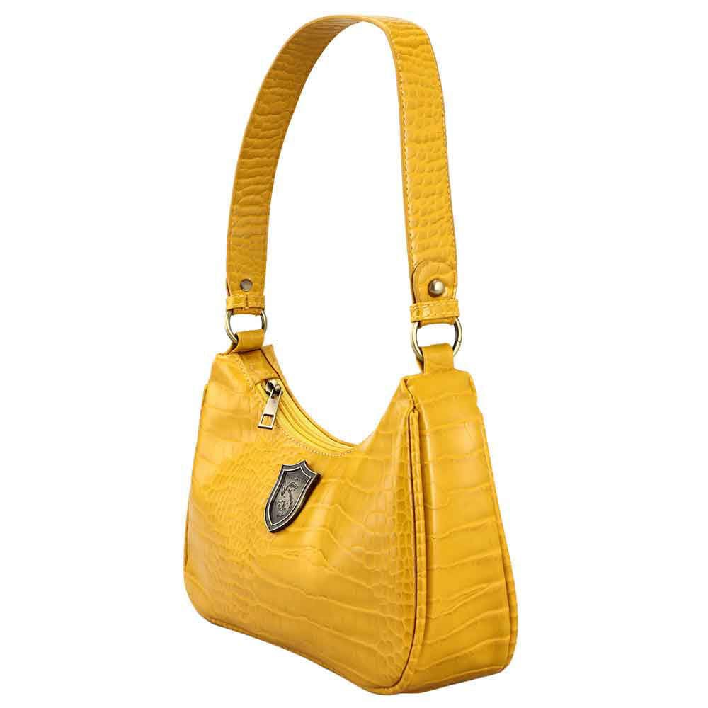 11 Harry Potter Hufflepuff Metal Badge Shoulder Bag - 