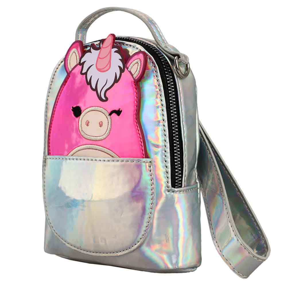 7 Squishmallows Aurora The Unicorn Mini Wristlet Bag - 