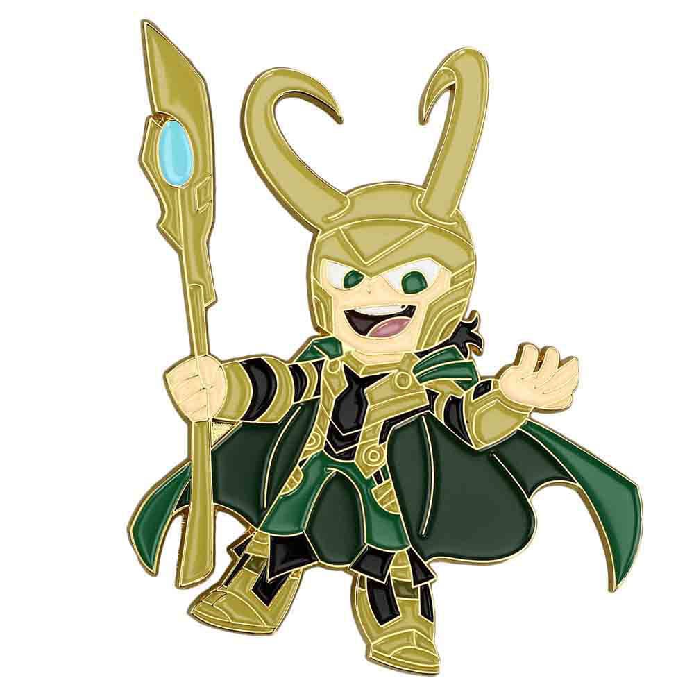 3 Marvel Loki Chibi Lapel Pin - Enamel Pins Cool Pins