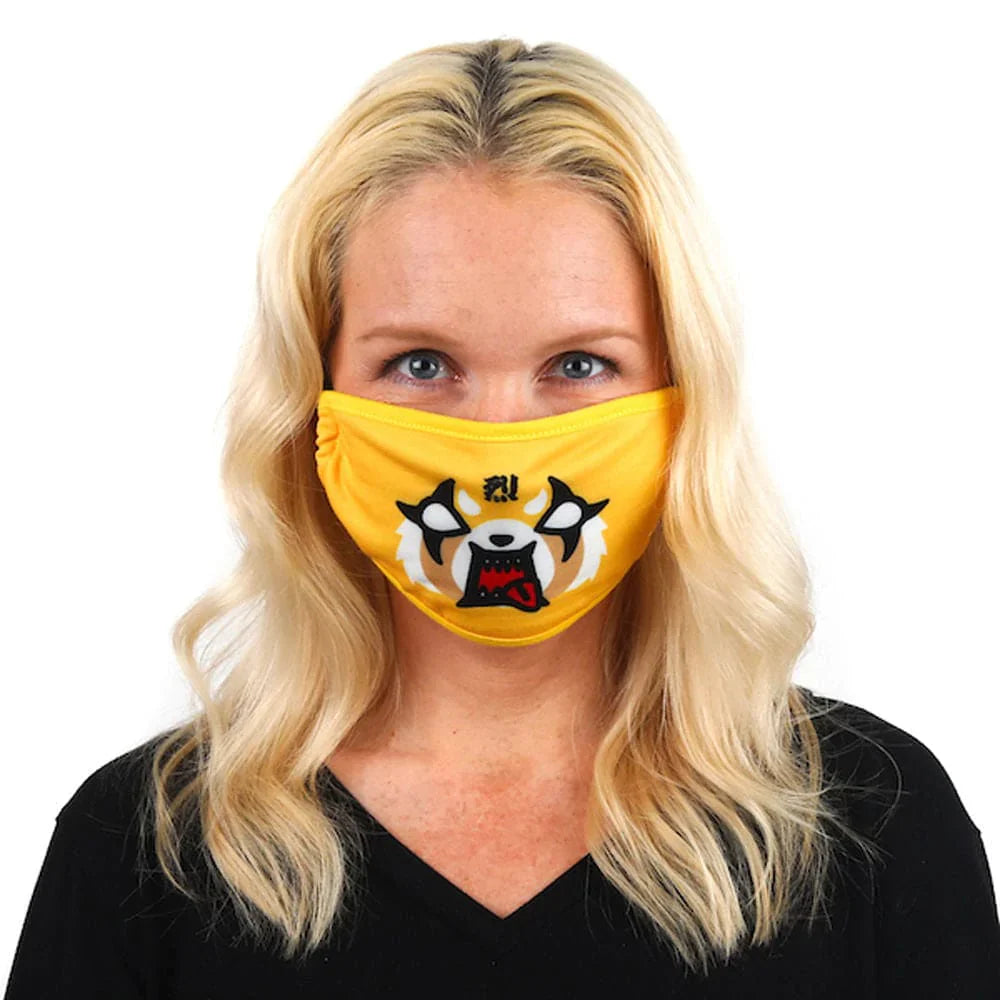 Aggretsuko Adjustable Face Cover - Face Coverings