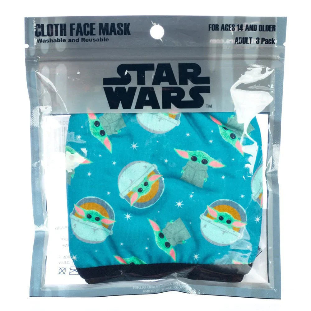 Star Wars The Mandalorian Grogu Adjustable Face Cover (Pack 