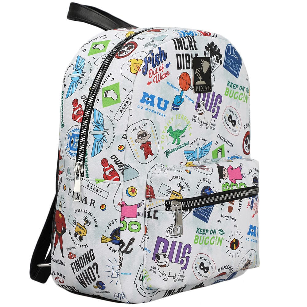 11 Disney Pixar Icon Toss Aop Print Mini Backpack - 