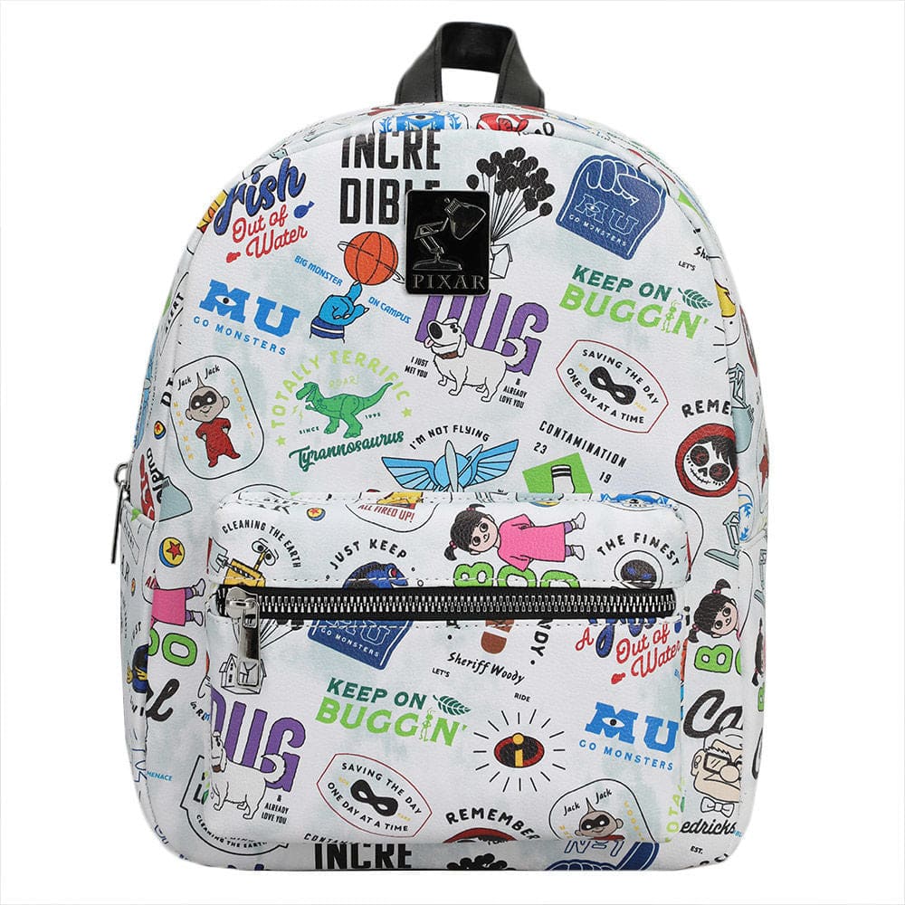 11 Disney Pixar Icon Toss Aop Print Mini Backpack - 