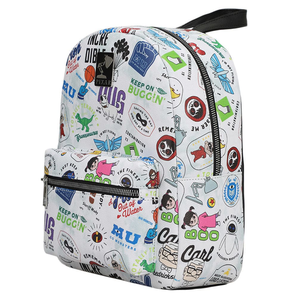 11 Disney Pixar Icon Toss Aop Print Mini Backpack - 