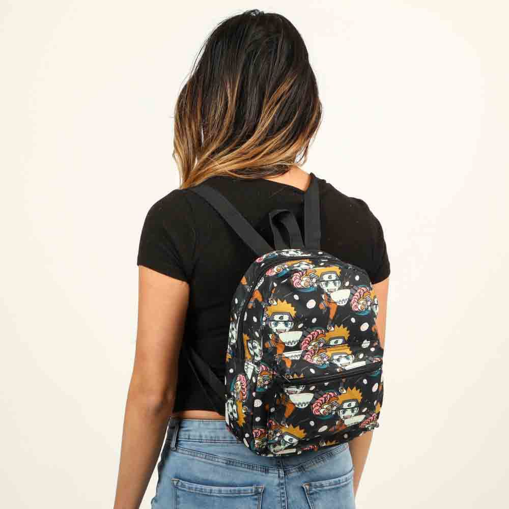 11 Naruto Ramen Toss Aop Mini Backpack - Backpacks