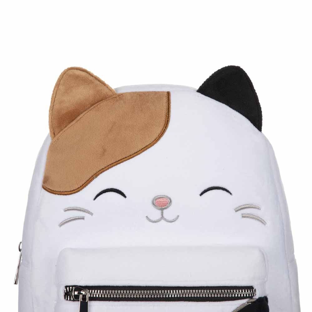 11 Squishmallows Cam The Cat 3D Faux Fur Backpack - 