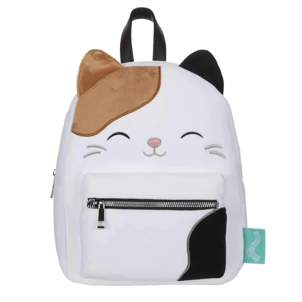 11 Squishmallows Cam The Cat 3D Faux Fur Backpack - 