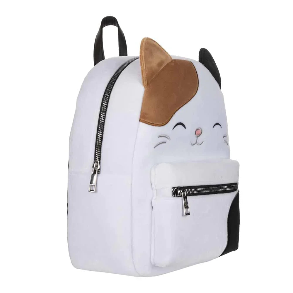 11 Squishmallows Cam The Cat 3D Faux Fur Backpack - 