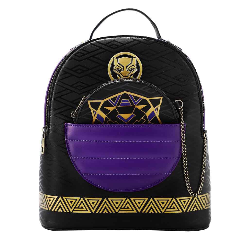 11 Marvel Black Panther Wakanda Forever Mini Backpack & Coin