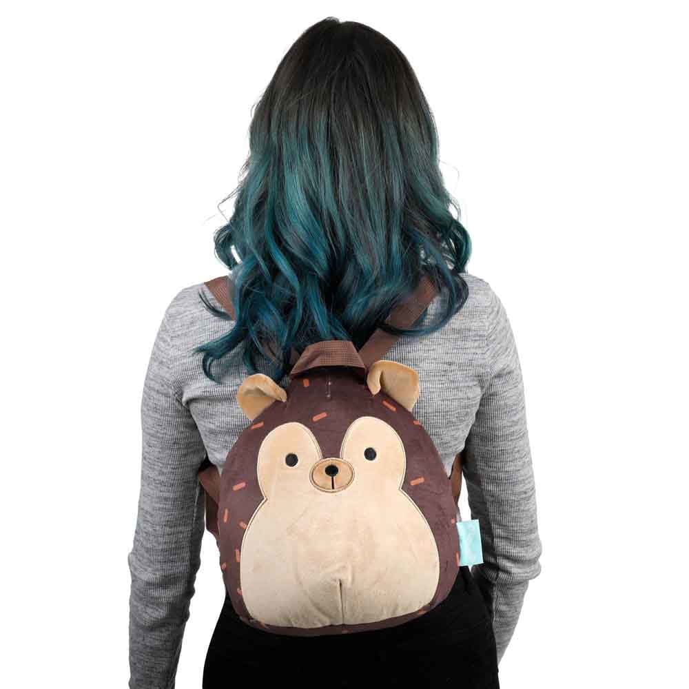 14 Squishmallows Hans The Hedgehog Plush Mini Backpack - 