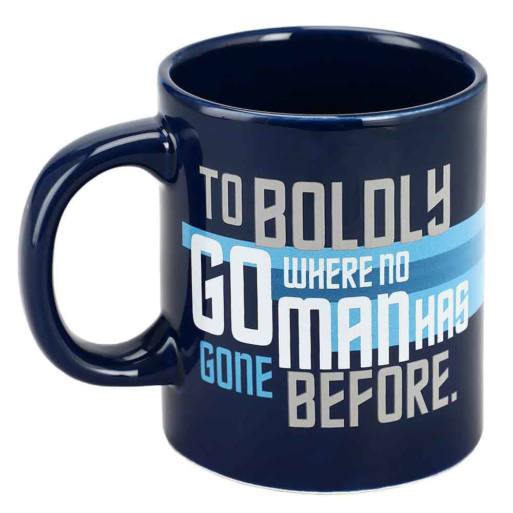 16 oz Star Trek To Boldly Go Ceramic Mug - Home Decor - Mugs