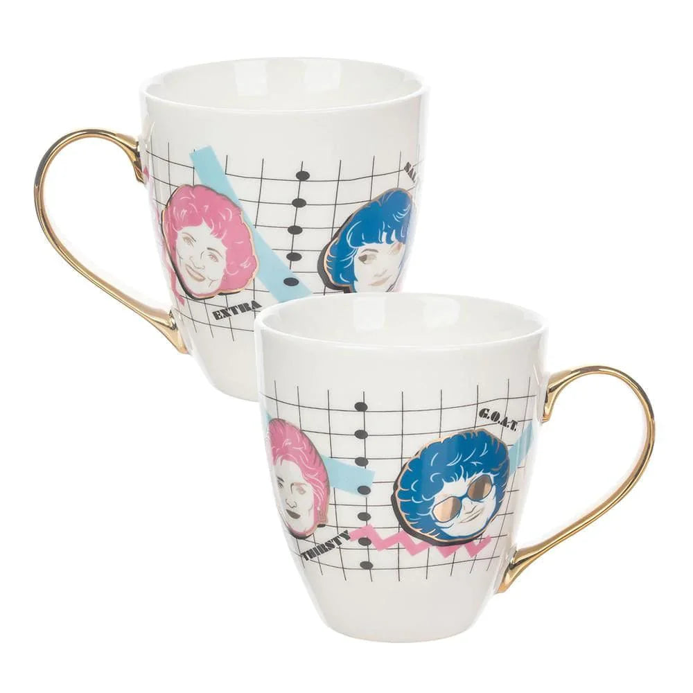 Golden Girls Pattern 16 oz. Contemporary Ceramic Mug - Home