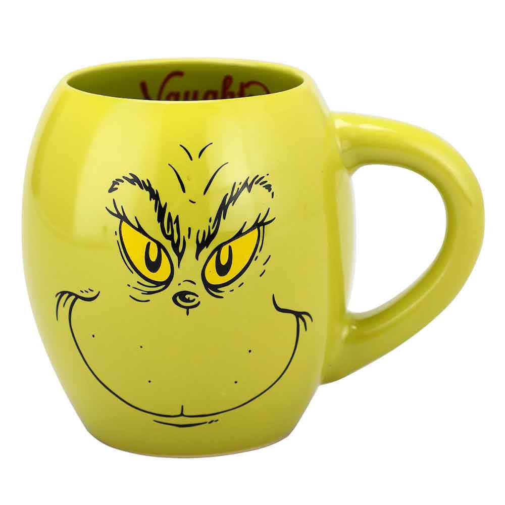 18 oz The Grinch Big Face Naughty or Nice Ceramic Coffee Mug