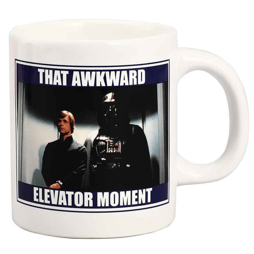 16 oz Star Wars Darth Vader & Luke Meme Ceramic Mug - Home 
