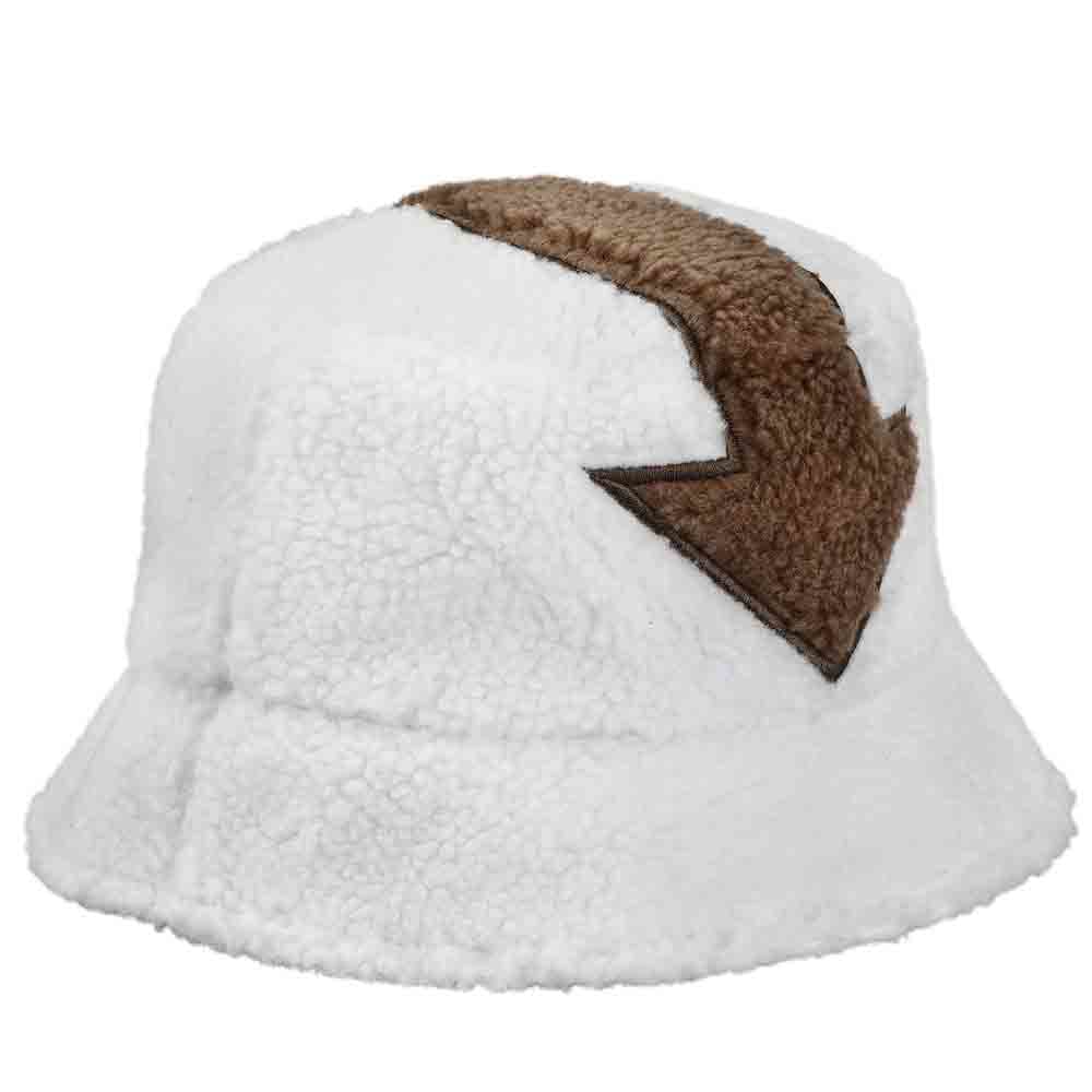 Avatar Last Airbender Appa Sherpa Fur Bucket Hat - Clothing 