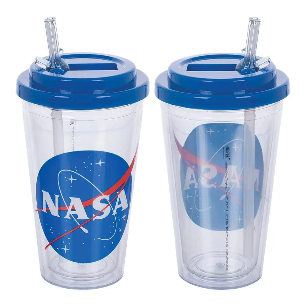 Nasa 16 oz. Flip Stra Acrylic Cup - Throw Blanket