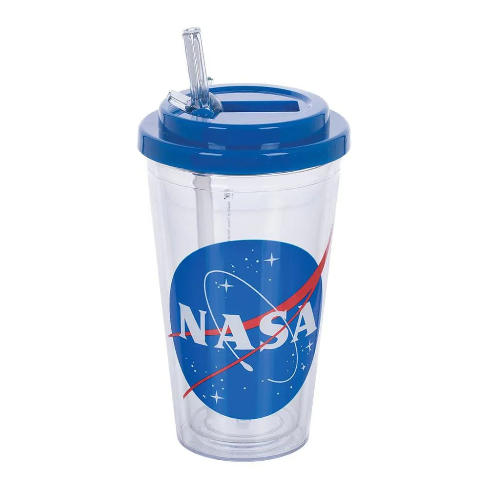 Nasa 16 oz. Flip Stra Acrylic Cup - Throw Blanket