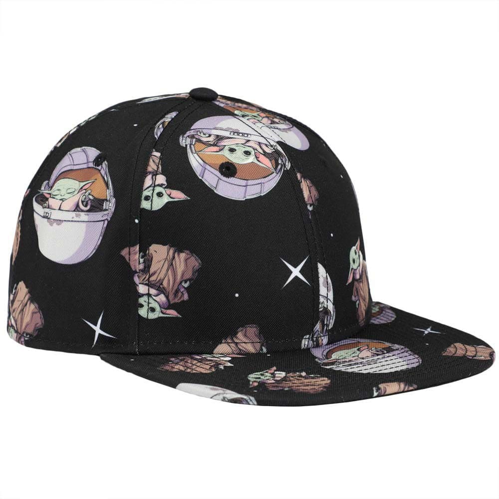 Star Wars The Mandalorian Grogu Flat Bill Snapback