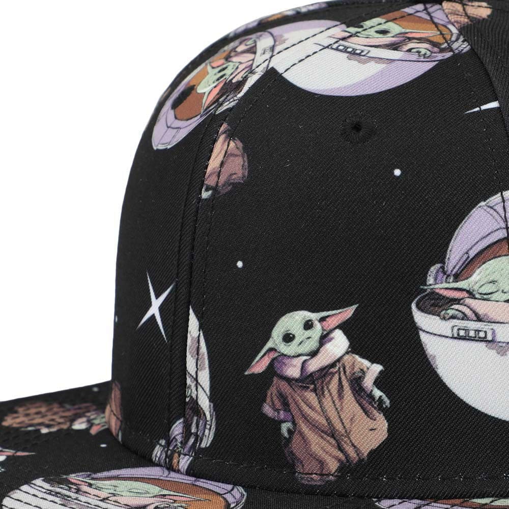 Star Wars The Mandalorian Grogu Flat Bill Snapback