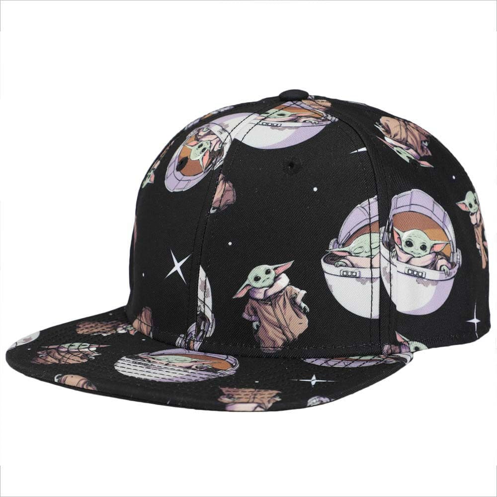 Star Wars The Mandalorian Grogu Flat Bill Snapback
