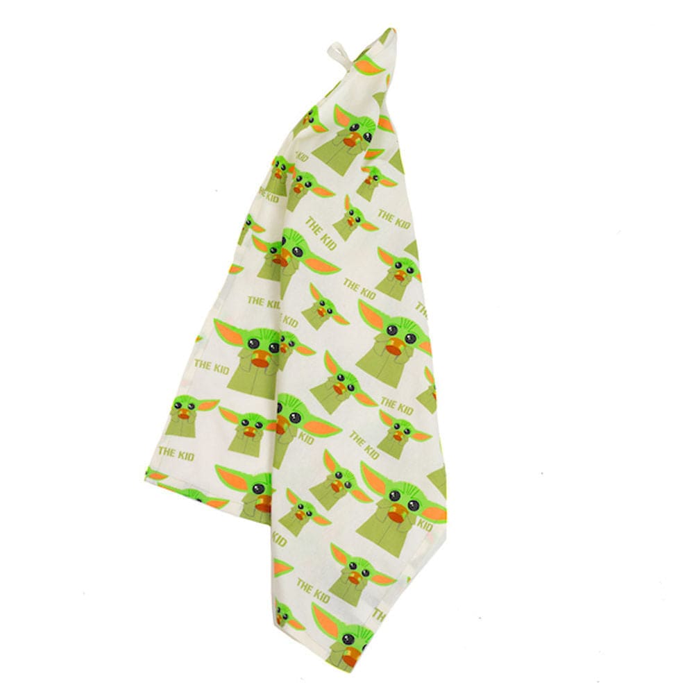 25 Star Wars Mandalorian Grogu ’The Kid’ Tea Towel