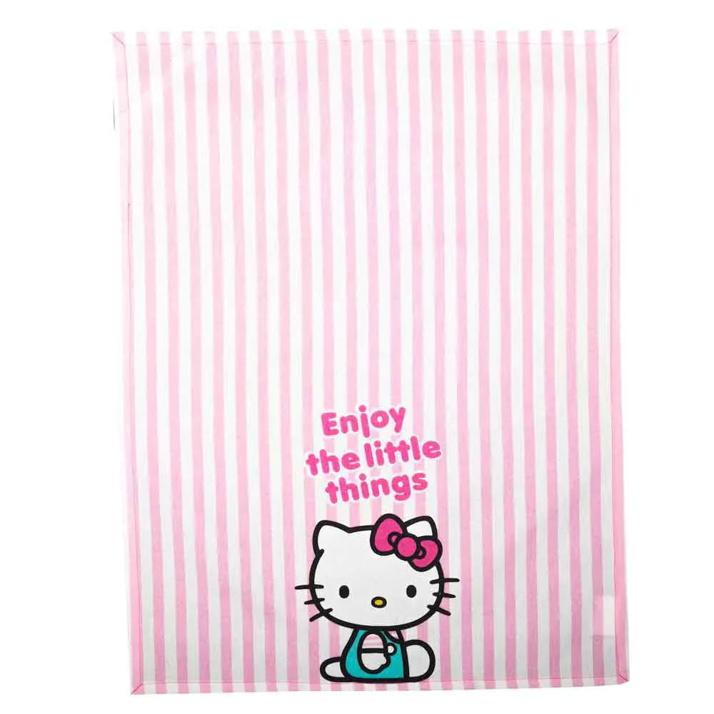 14.5 Hello Kitty Enjoy The Little Things Tea Towel - Home 