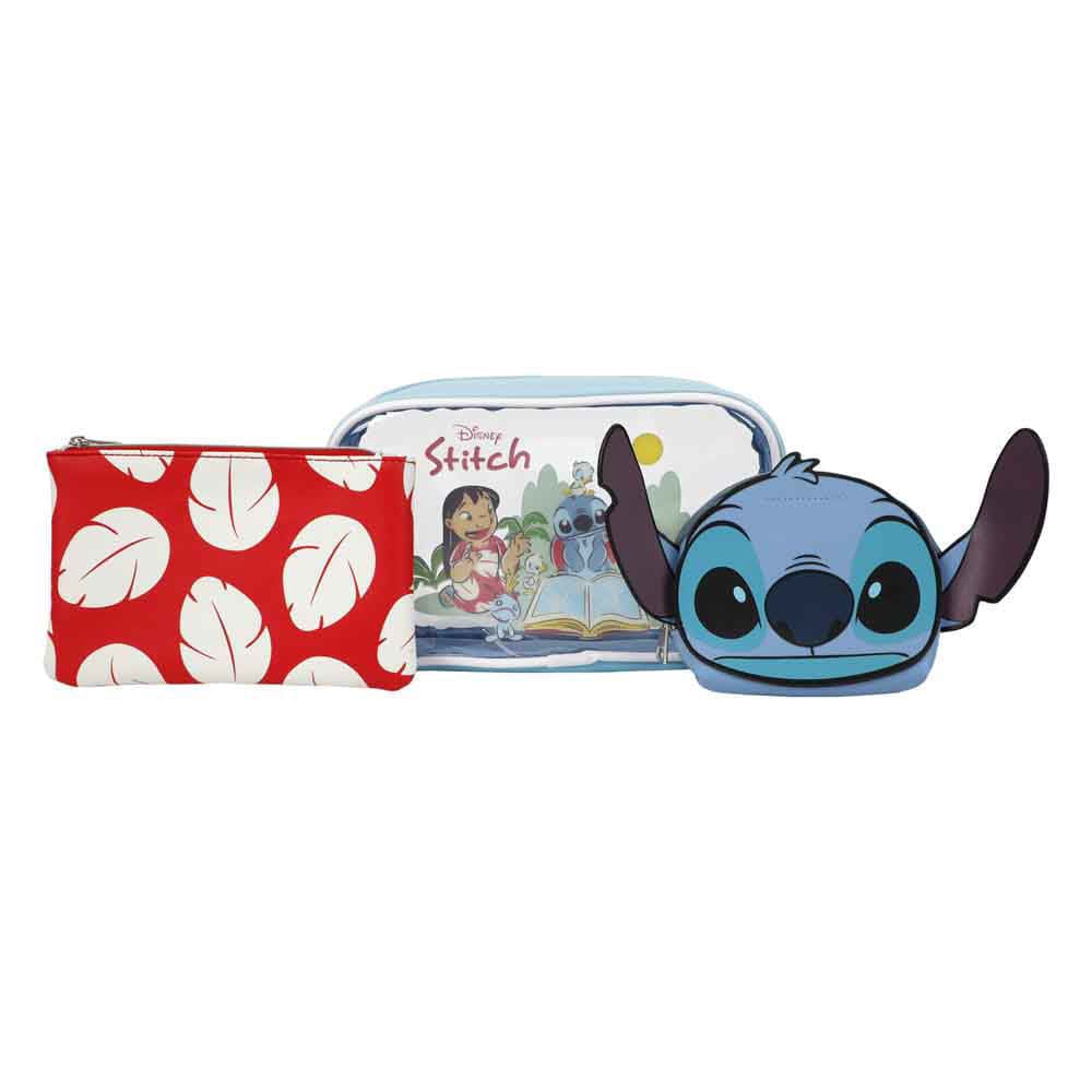 9 Disney Stitch Travel Cosmetic Bags (Set of 3) - Travel & 