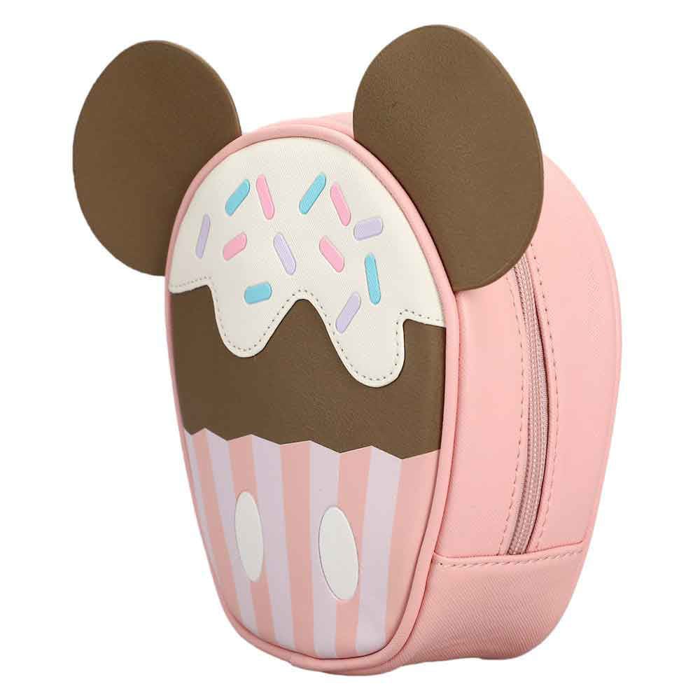 7 Disney Mickey Mouse Sweet Tooth Cupcake Travel Cosmetic 