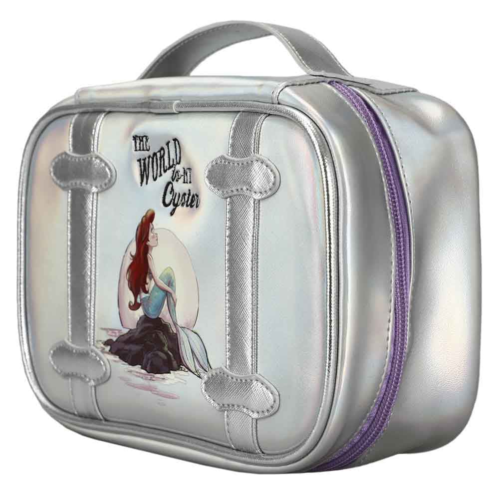 12 Disney The Little Mermaid Ariel Travel Cosmetic Bag - 