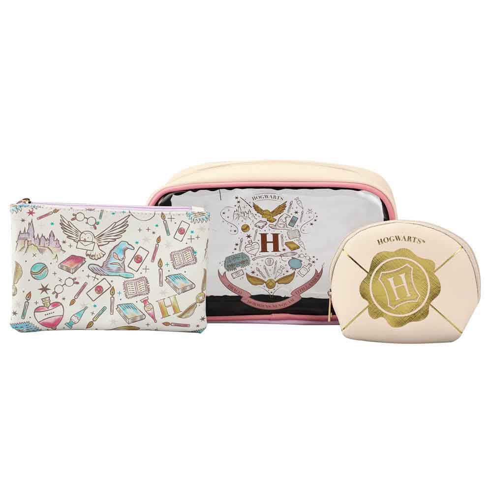 9 Harry Potter Hogwarts Travel Cosmetic Bags (Set of 3) - 