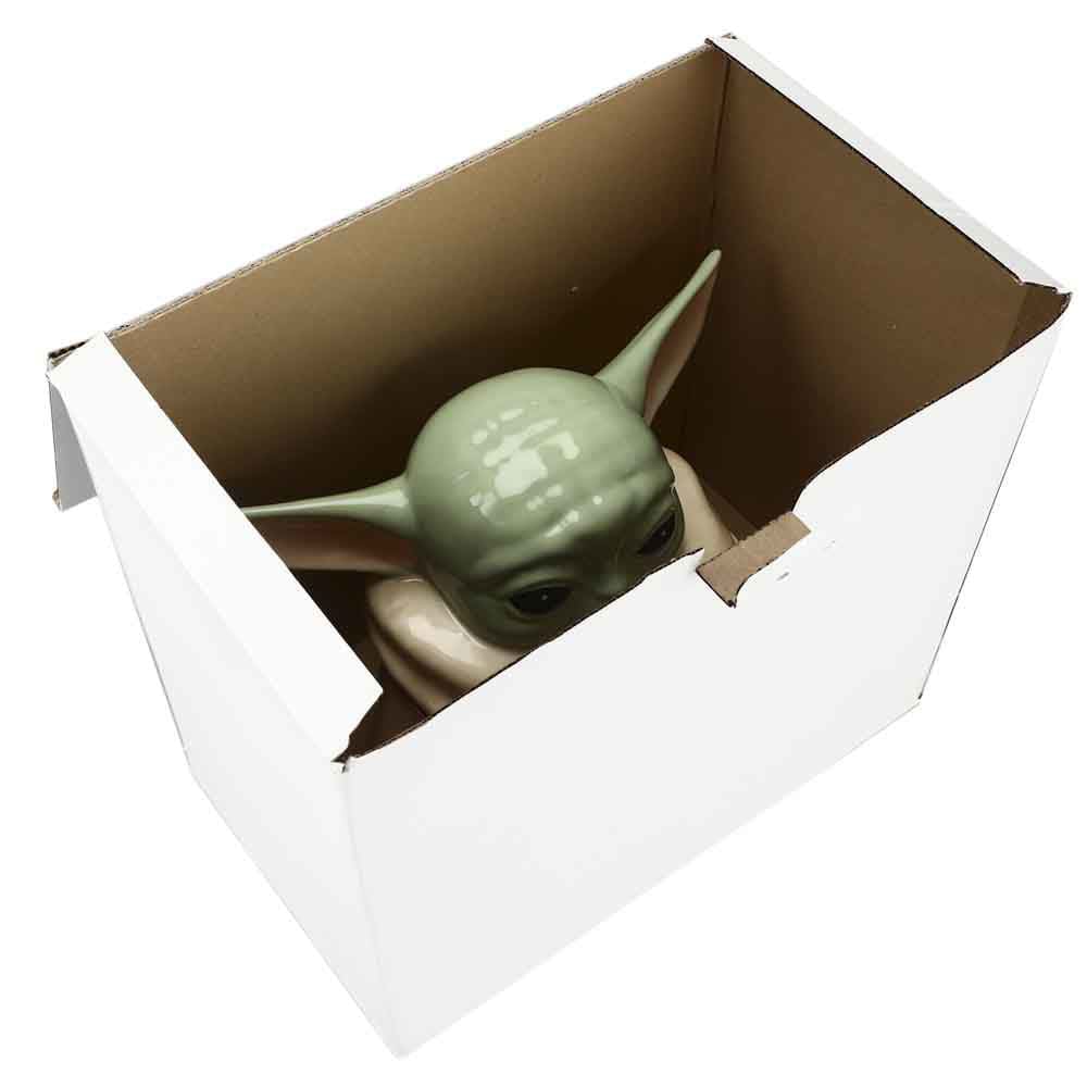 Star Wars The Mandalorian Grogu Sculpted Ceramic Cookie Jar