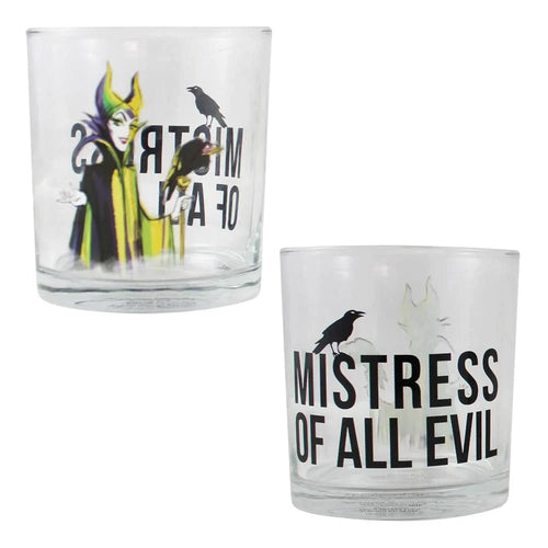 Disney Villains 10 oz. (Set of 4) Glass Set - Home Decor -