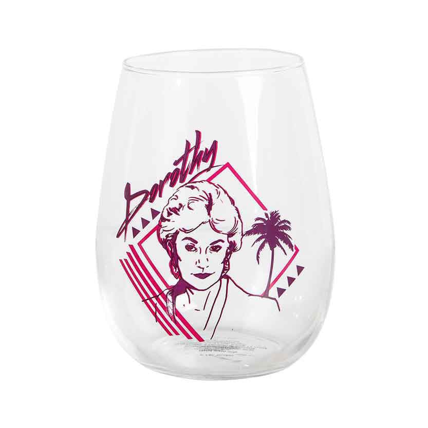 The Golden Girls Crew 18 oz. (Set of 4) Contour Glass Set -