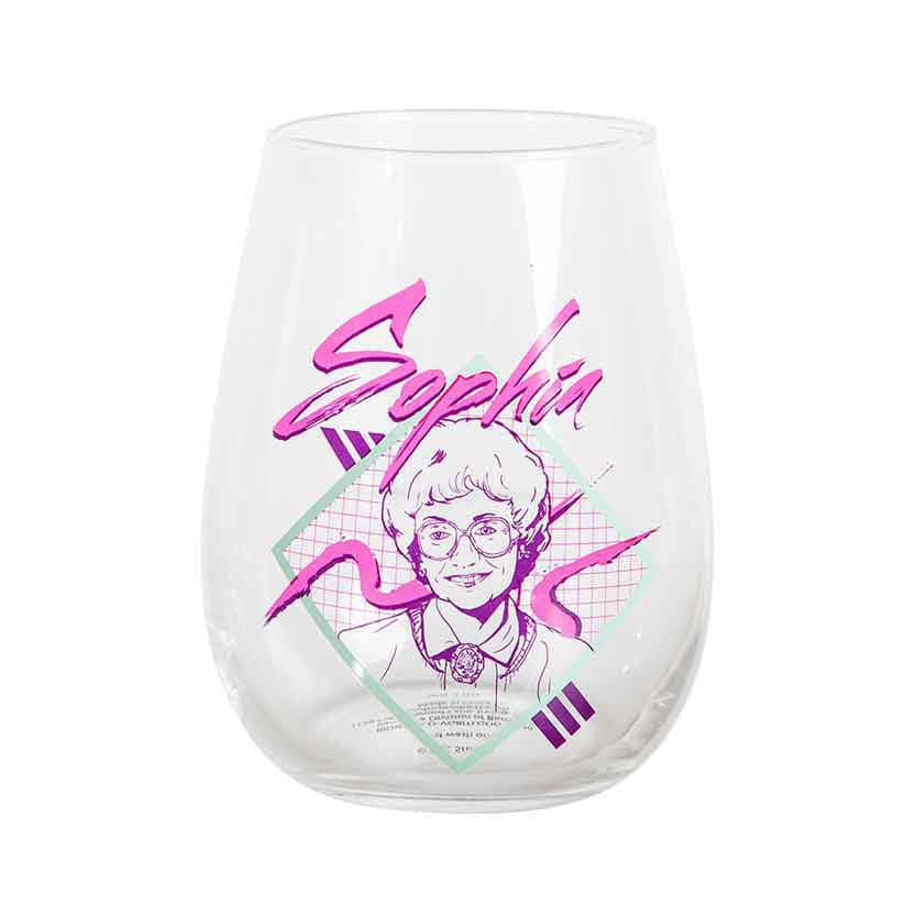 The Golden Girls Crew 18 oz. (Set of 4) Contour Glass Set -