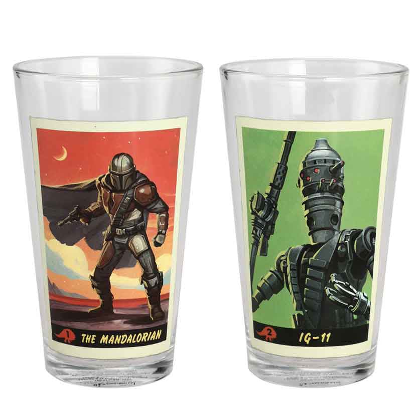 Star Wars The Mandalorian & IG-11 16 oz. Glass Set - Home