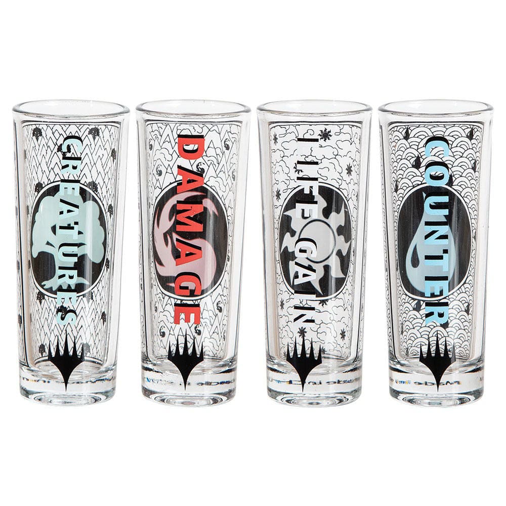 2 oz. Magic The Gathering (Set of 5) Tall Shooter Glass Set
