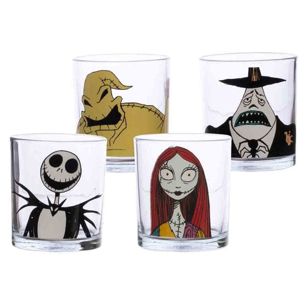 10 oz. Nightmare Before Christmas (Set of 4) Glass Set -