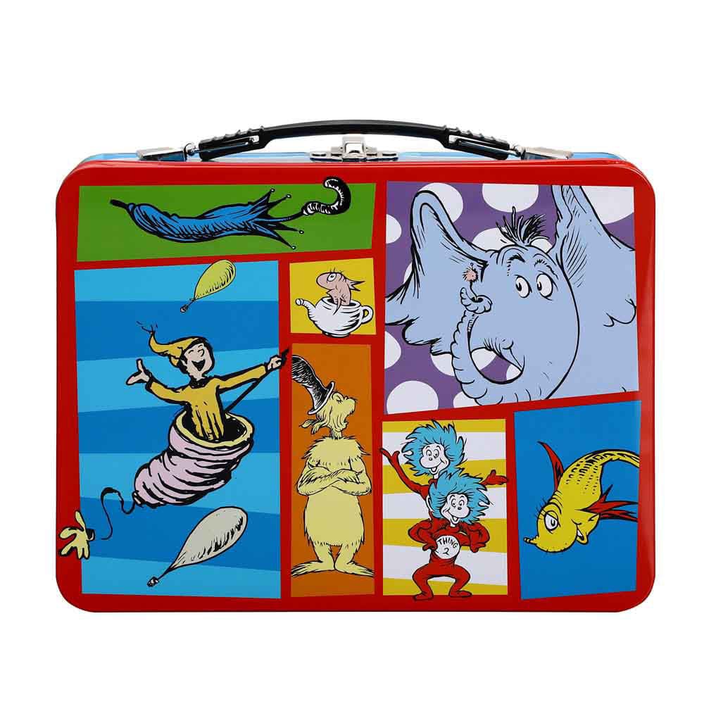 9 Dr. Seuss Cat In The Hat Tin Tote - Lunch Box