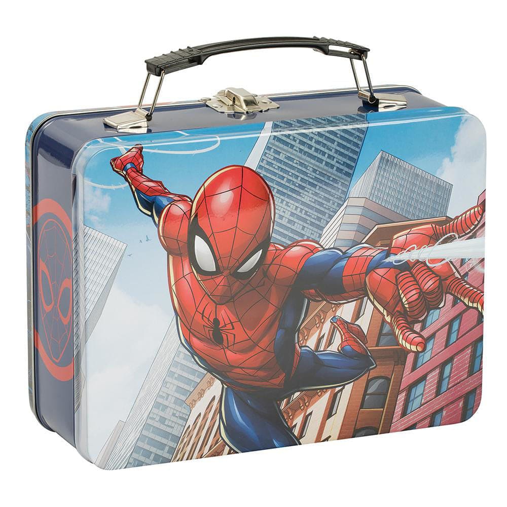9 Marvel Spider-Man Large Tin Tote - Lunch Box