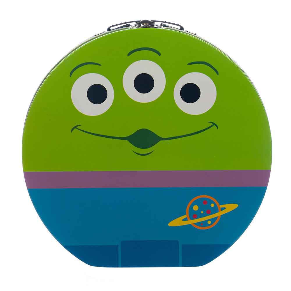 9 Disney Pixar Toy Story Alien Round Tin Tote - Lunch Box