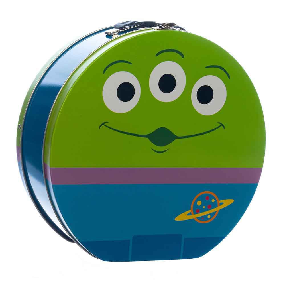 9 Disney Pixar Toy Story Alien Round Tin Tote - Lunch Box