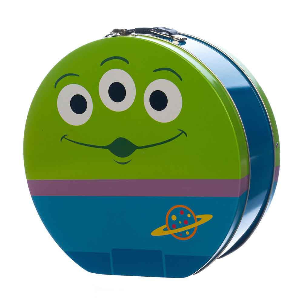 9 Disney Pixar Toy Story Alien Round Tin Tote - Lunch Box