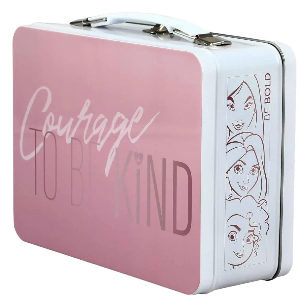 9 Disney Princess Courage To Be Kind Large Tin Tote - Lunch 