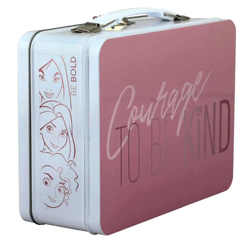 9 Disney Princess Courage To Be Kind Large Tin Tote - Lunch 