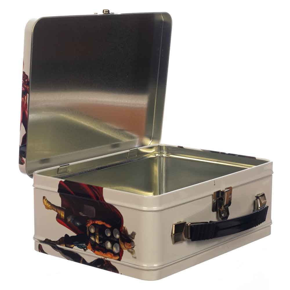 9 Marvel Comics Retro Large Tin Tote - Lunch Box