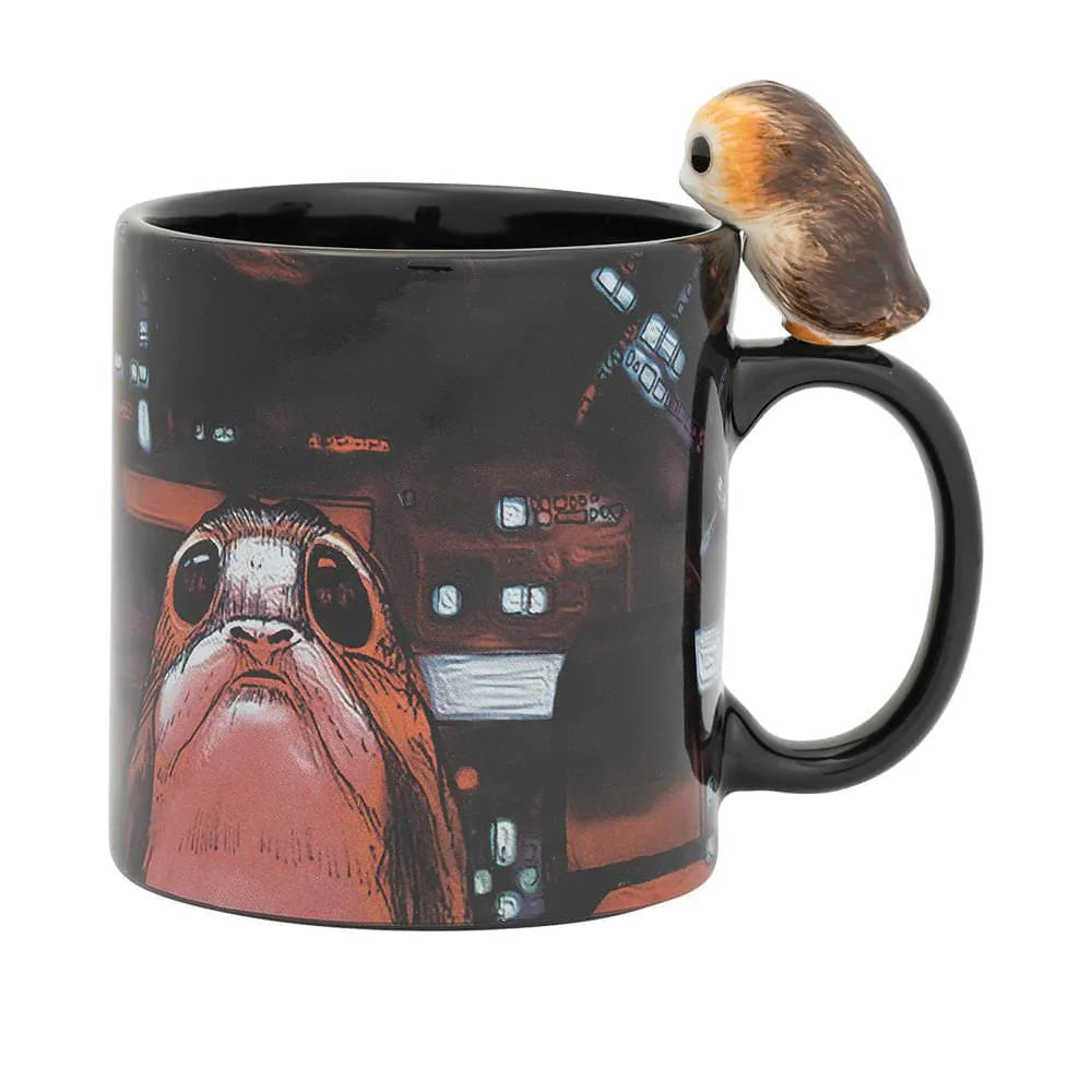 Star Wars Peeking Porg 20 oz. Sculpted Ceramic Mug - Home