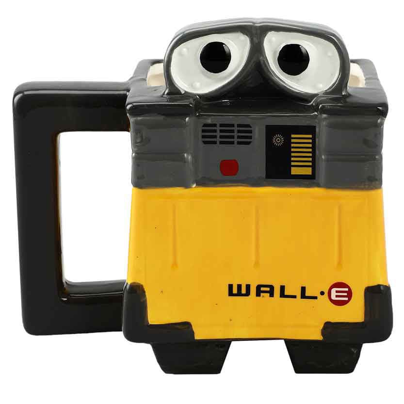 Disney Wall-E & Eve 20 oz. Sculpted Ceramic Mugs (Set of 2)