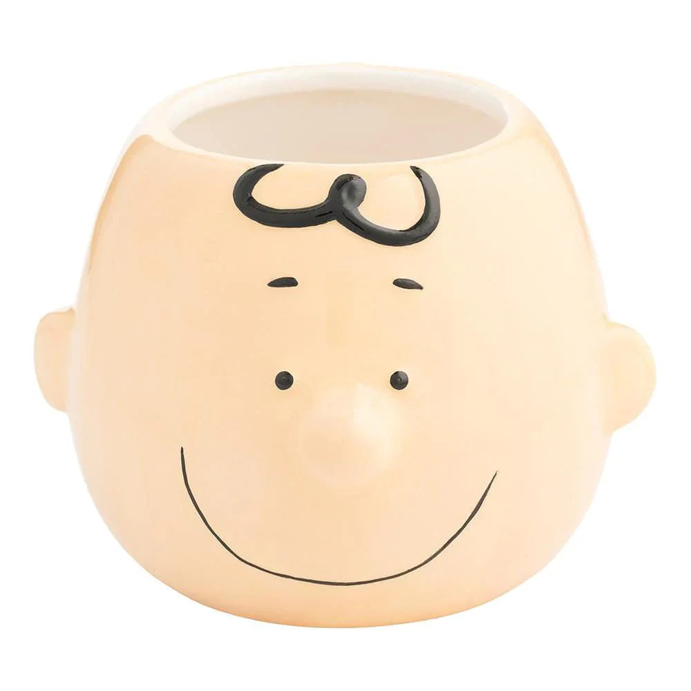 20 oz Peanuts Charlie Brown Sculpted Ceramic Mug - Home 